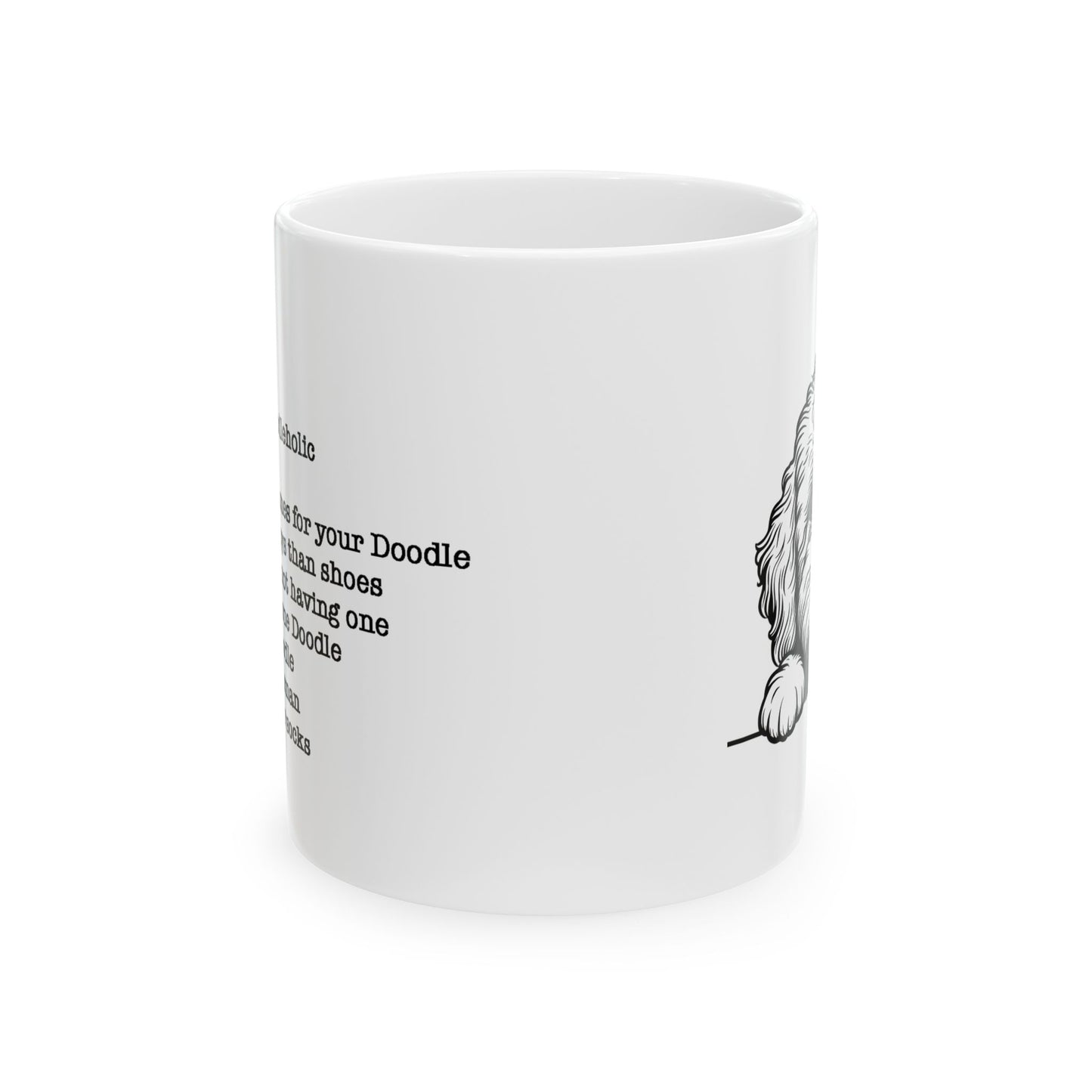 Doodleholic Ceramic Mug, (11oz, 15oz)