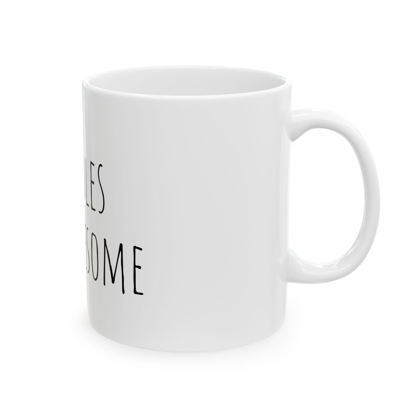 "Doodles are awesome" Ceramic Coffee Mug 11oz