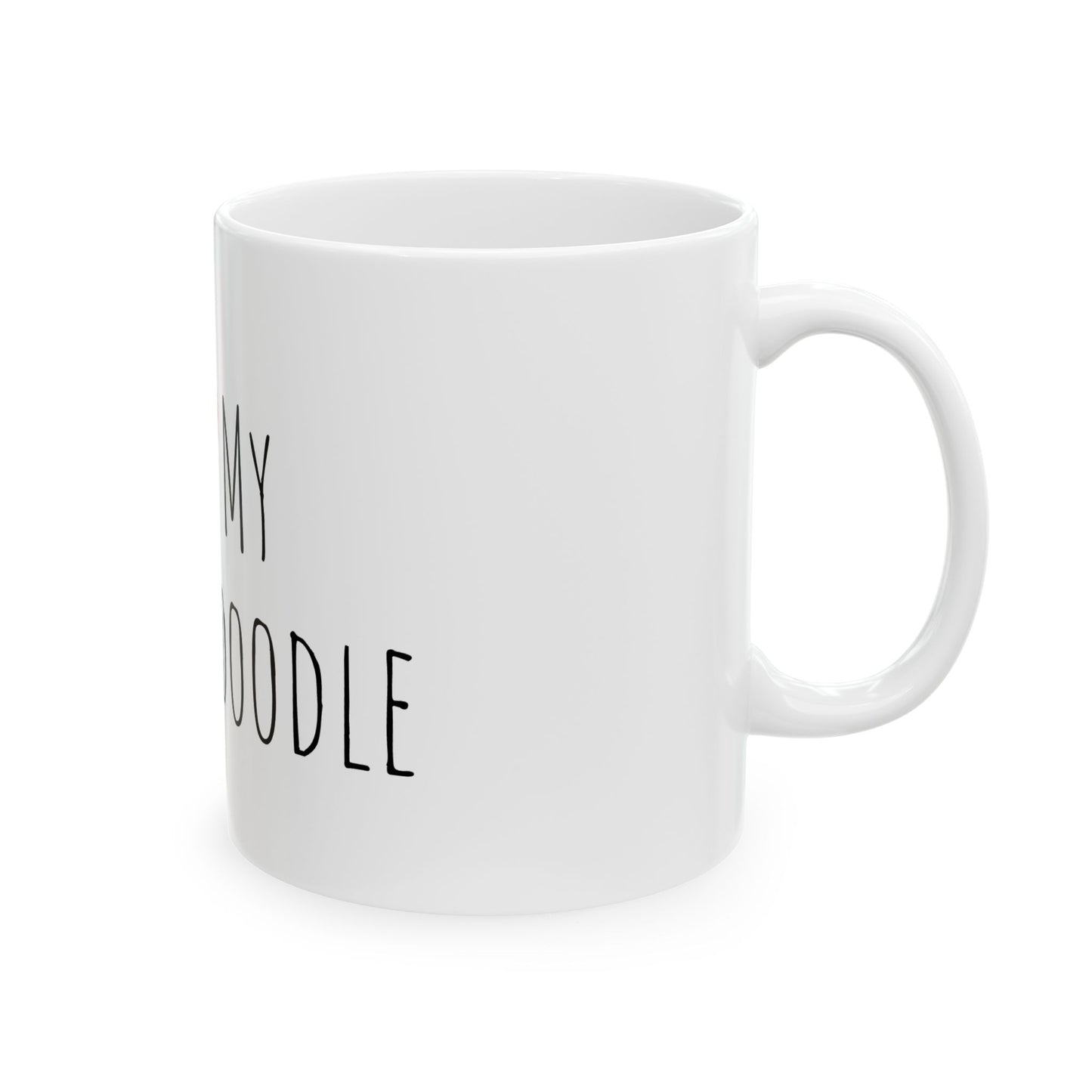 "I love my Goldendoodle-" Ceramic Coffee Mug 11oz