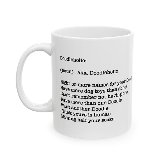 Doodleholic Ceramic Mug, (11oz, 15oz)