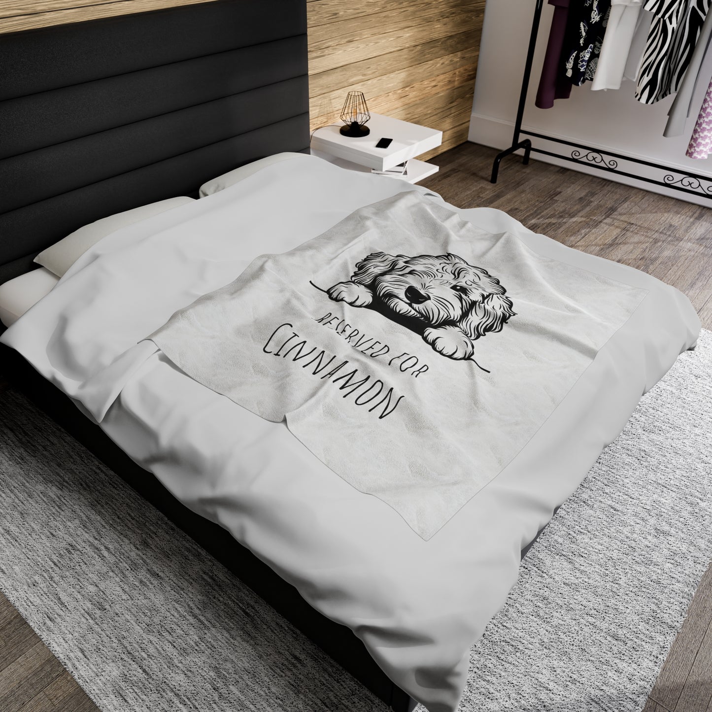 Personalized Velveteen Plush Blanket