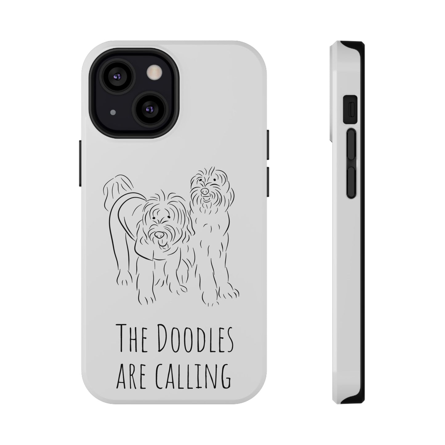 "The Dooodle are calling" Labradoodle Impact-Resistant Cases