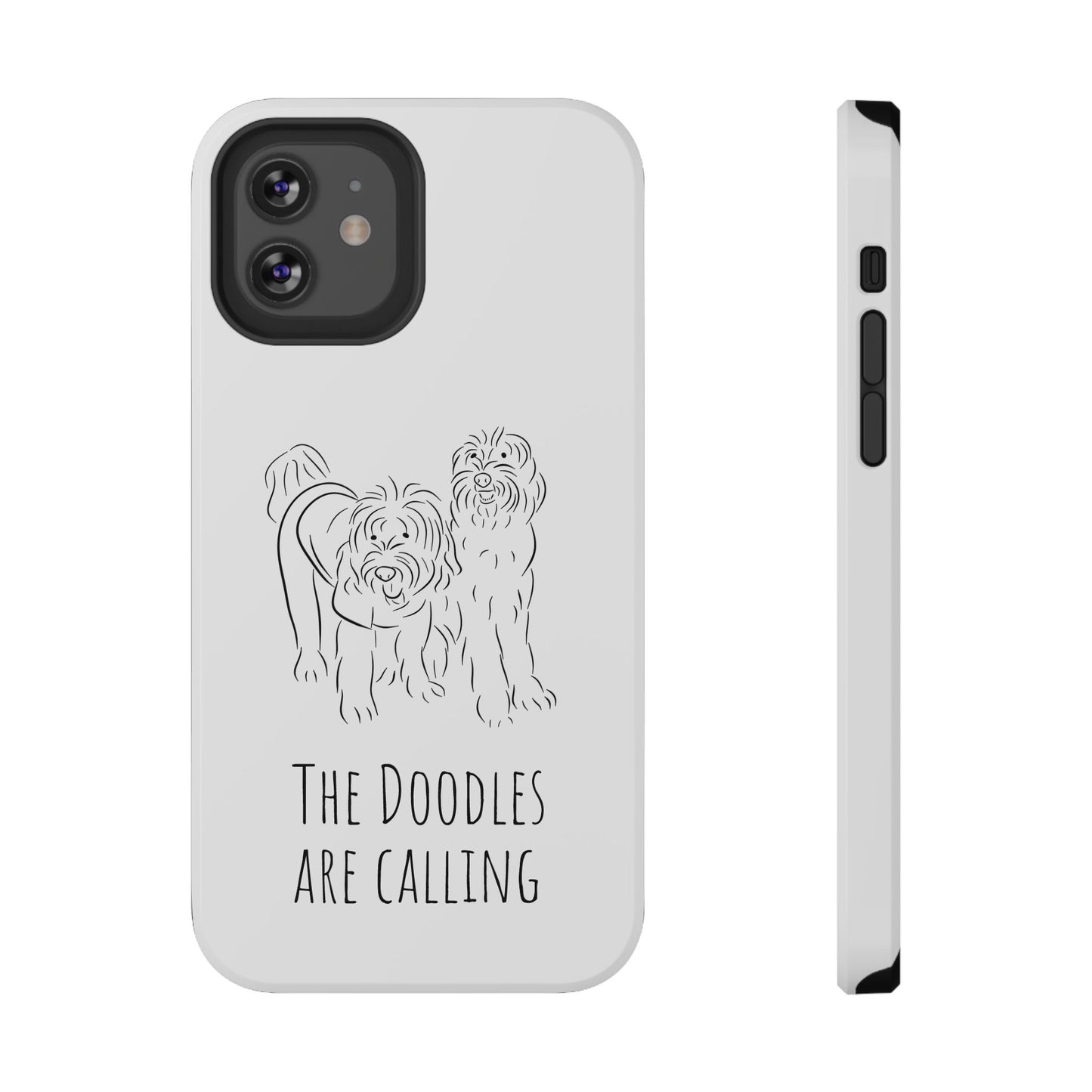 "The Dooodle are calling" Labradoodle Impact-Resistant Cases