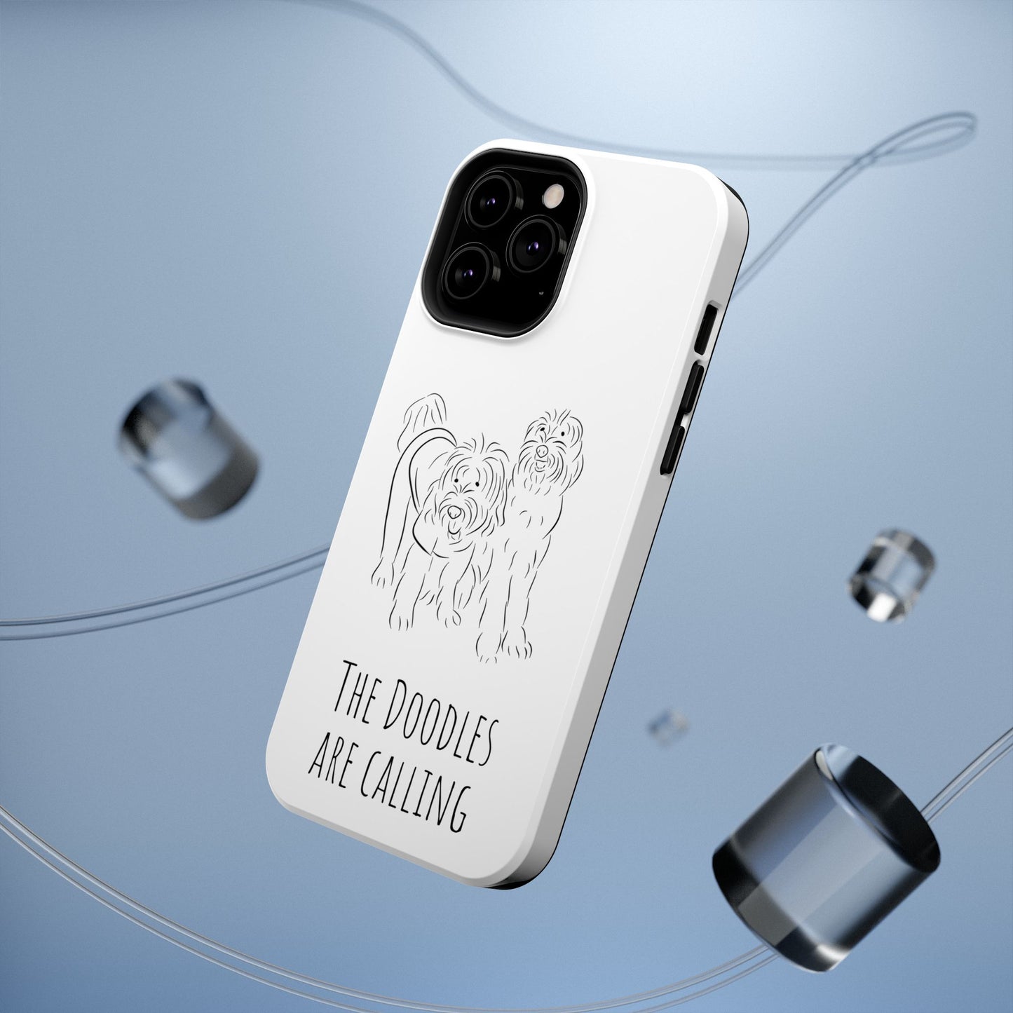 "The Dooodle are calling" Labradoodle Impact-Resistant Cases