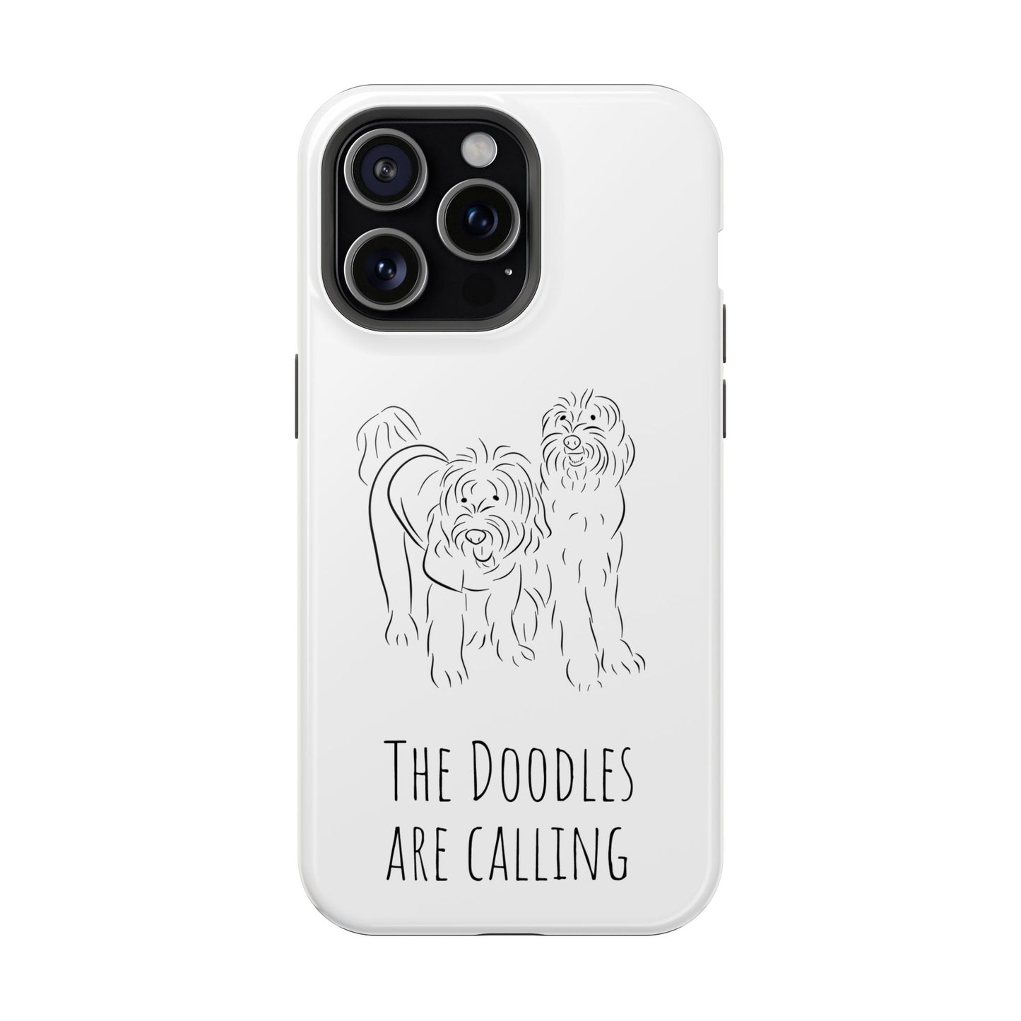 "The Dooodle are calling" Labradoodle Impact-Resistant Cases