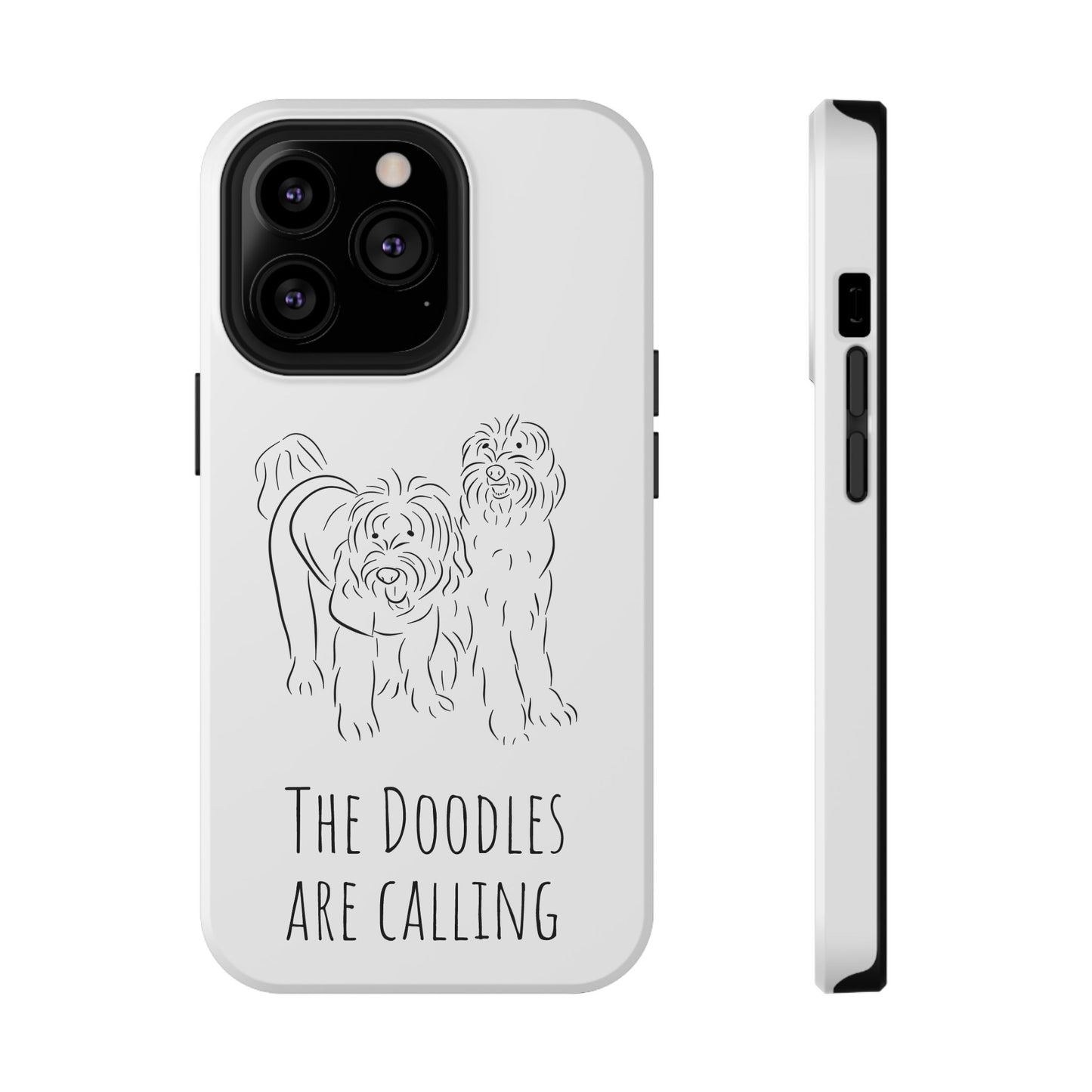 "The Dooodle are calling" Labradoodle Impact-Resistant Cases