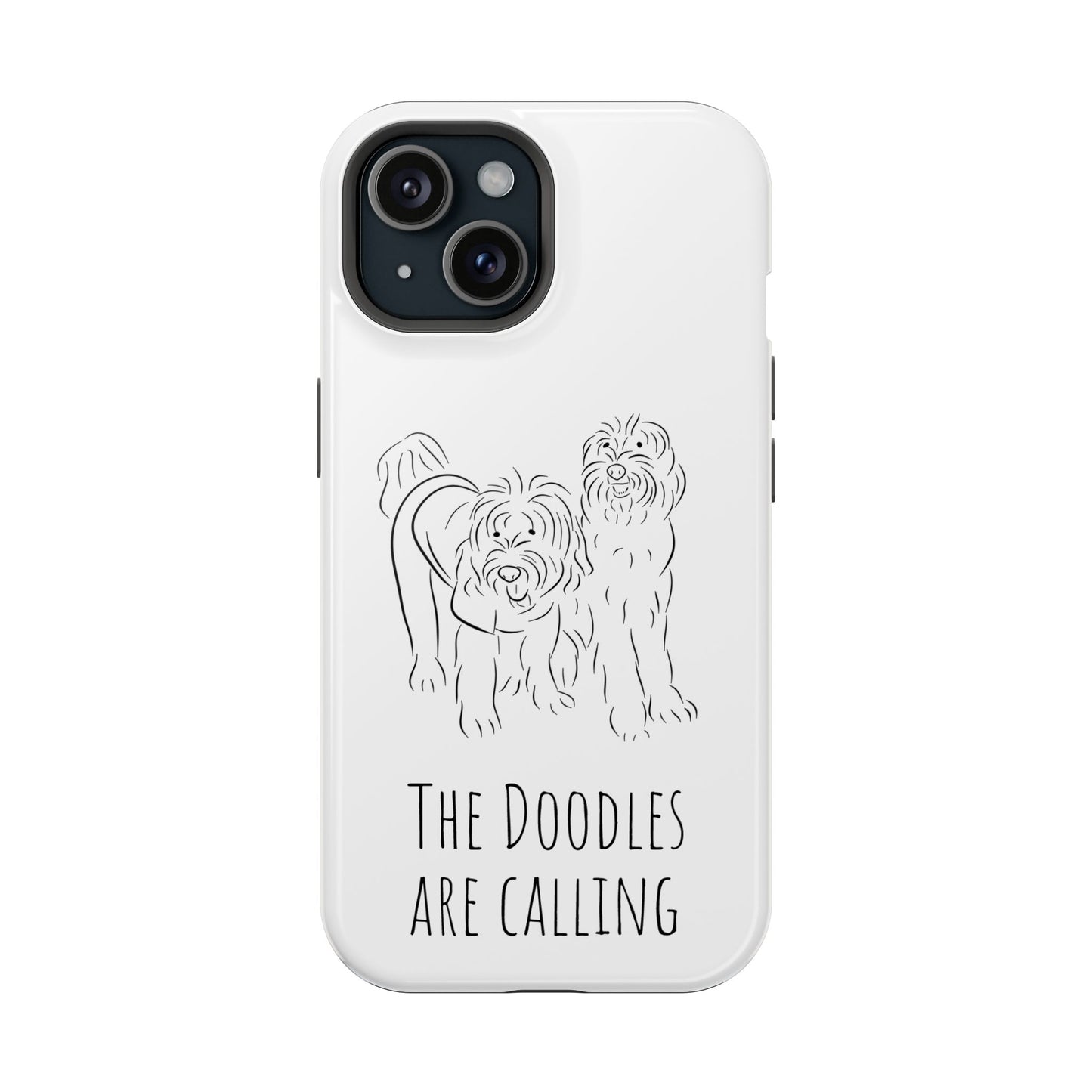 "The Dooodle are calling" Labradoodle Impact-Resistant Cases