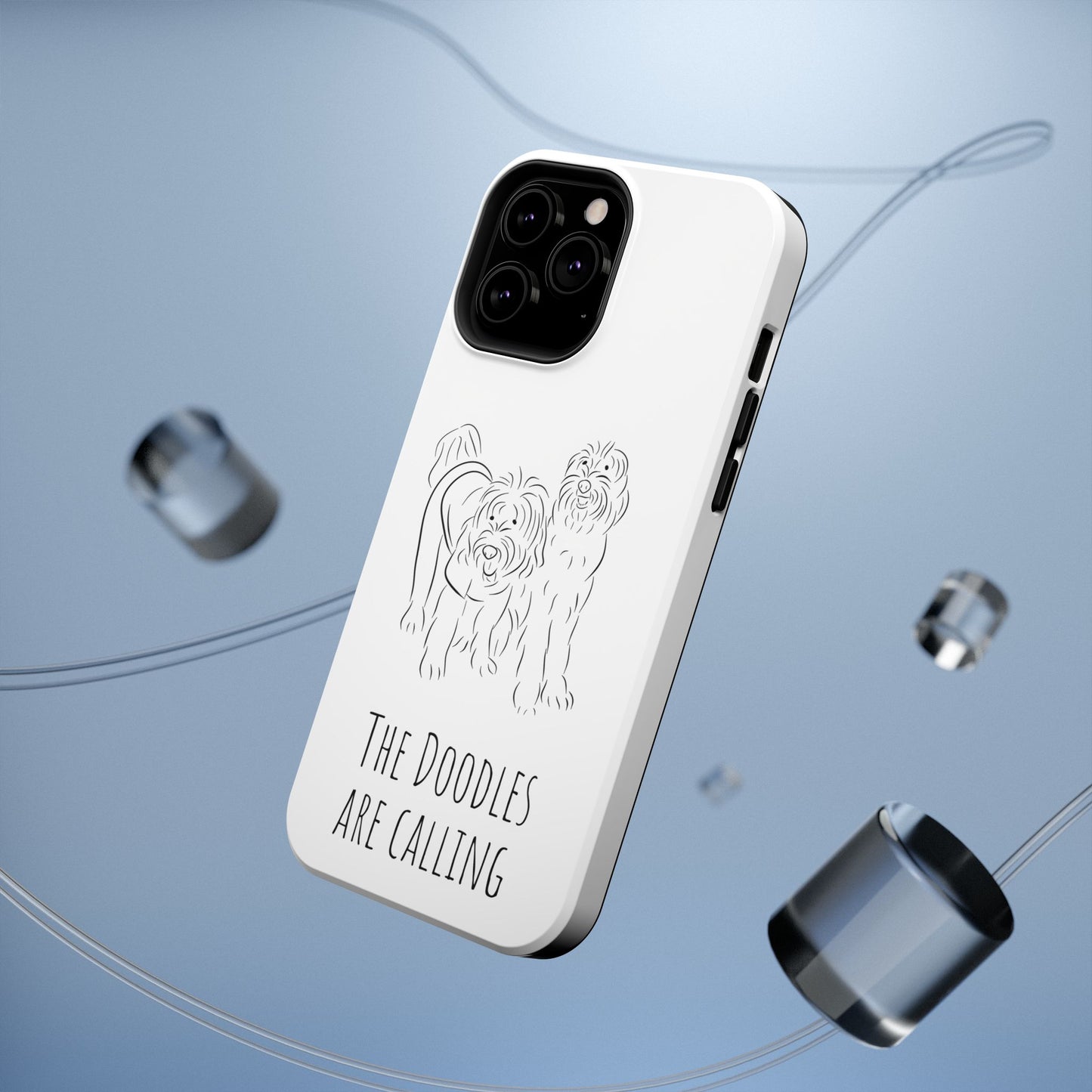 "The Dooodle are calling" Labradoodle Impact-Resistant Cases