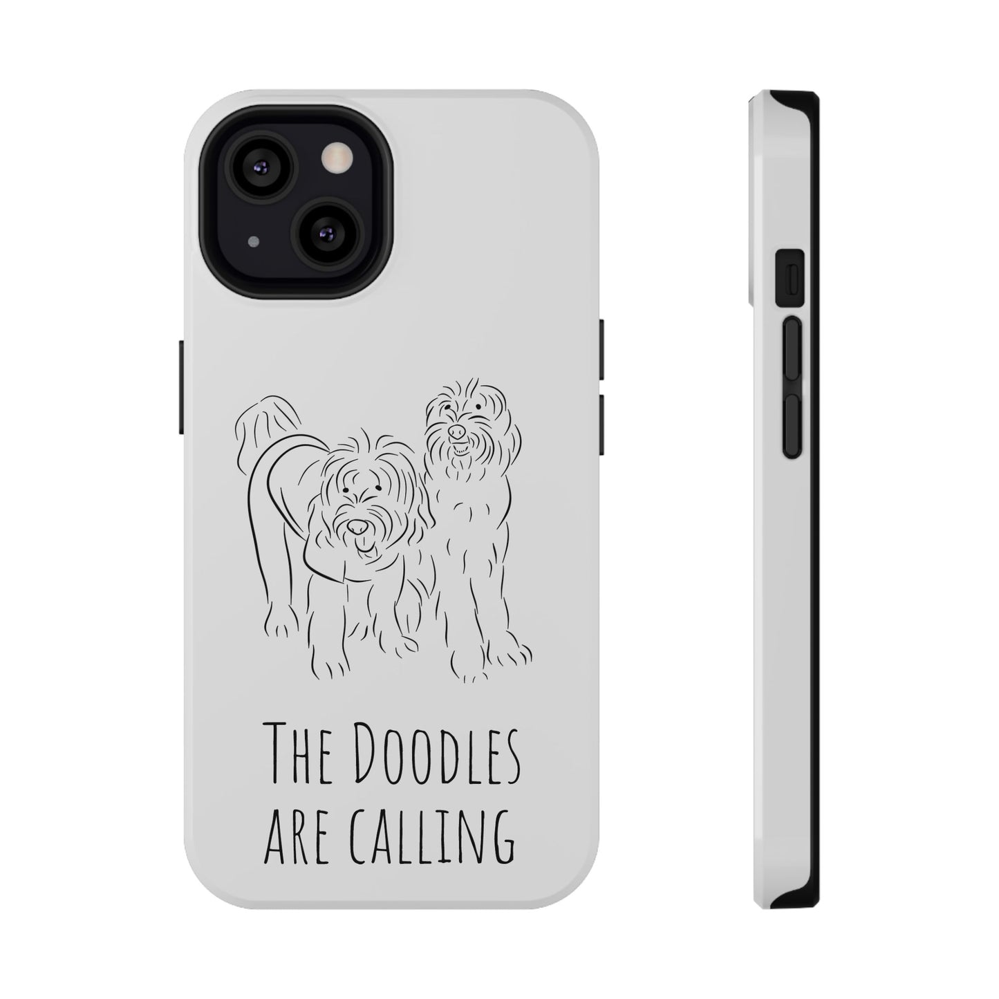 "The Dooodle are calling" Labradoodle Impact-Resistant Cases