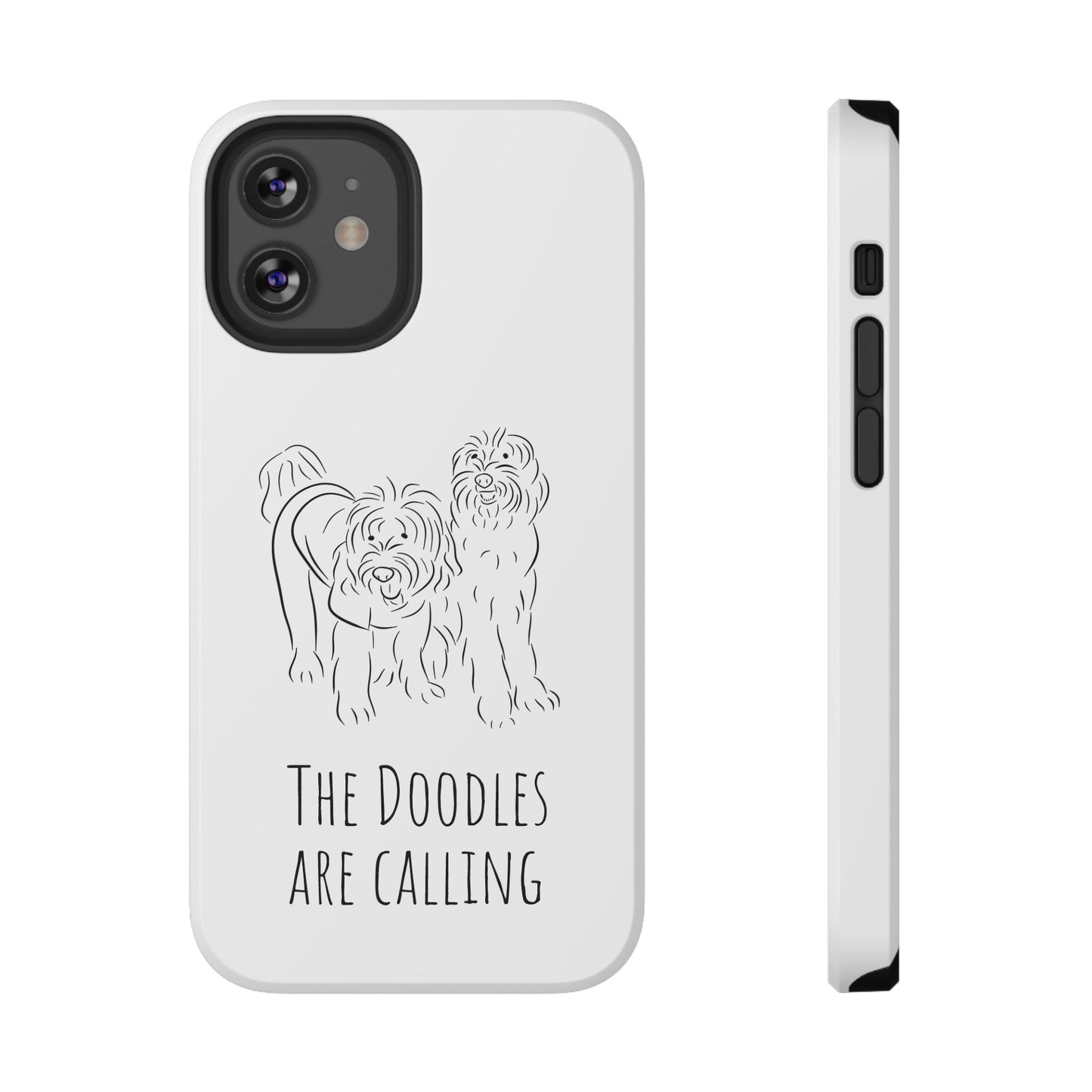 "The Dooodle are calling" Labradoodle Impact-Resistant Cases