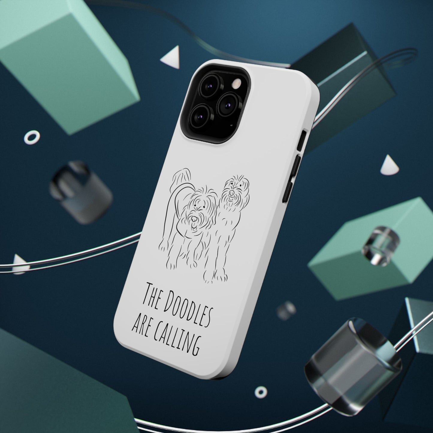 "The Dooodle are calling" Labradoodle Impact-Resistant Cases