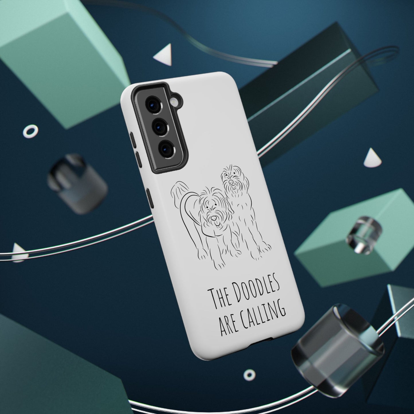 "The Dooodle are calling" Labradoodle Impact-Resistant Cases