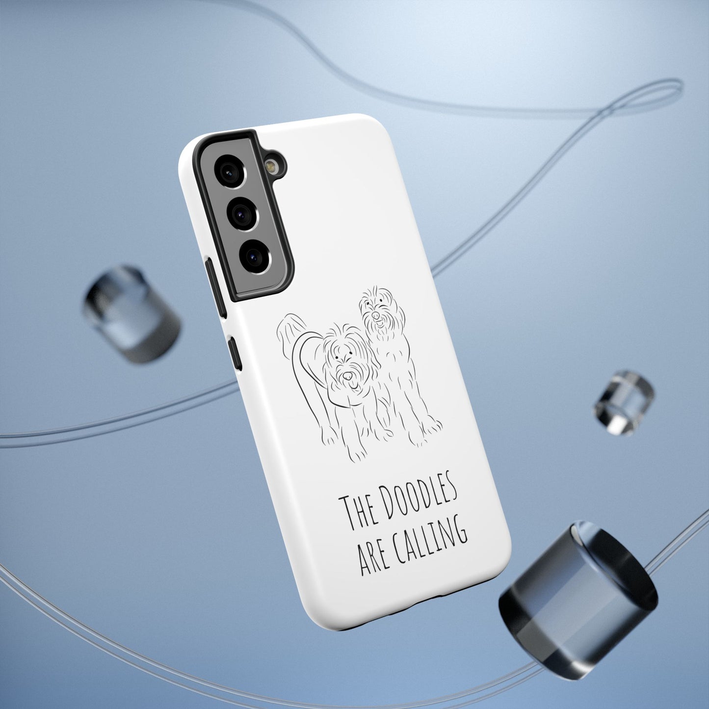 "The Dooodle are calling" Labradoodle Impact-Resistant Cases