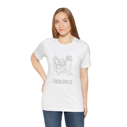 "Doodleholic" Unisex Jersey Short Sleeve Tee