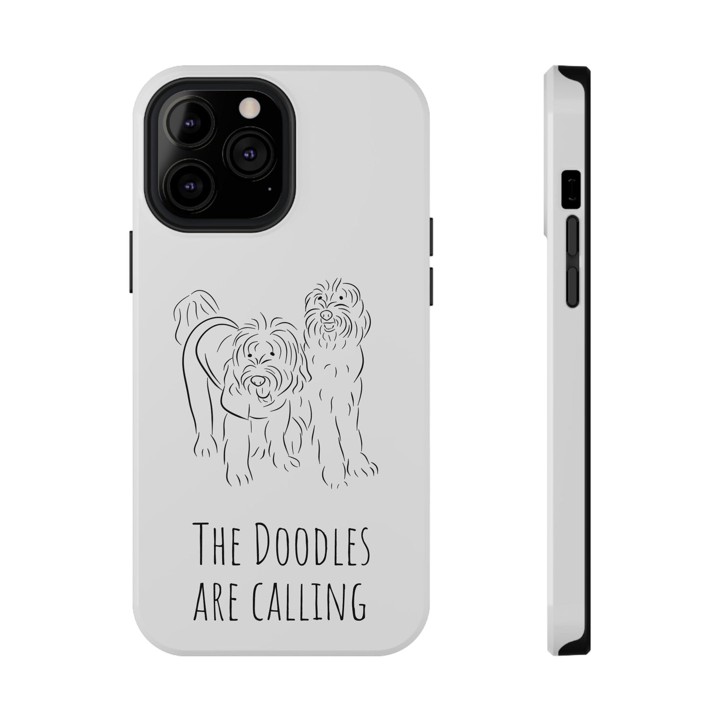 "The Dooodle are calling" Labradoodle Impact-Resistant Cases