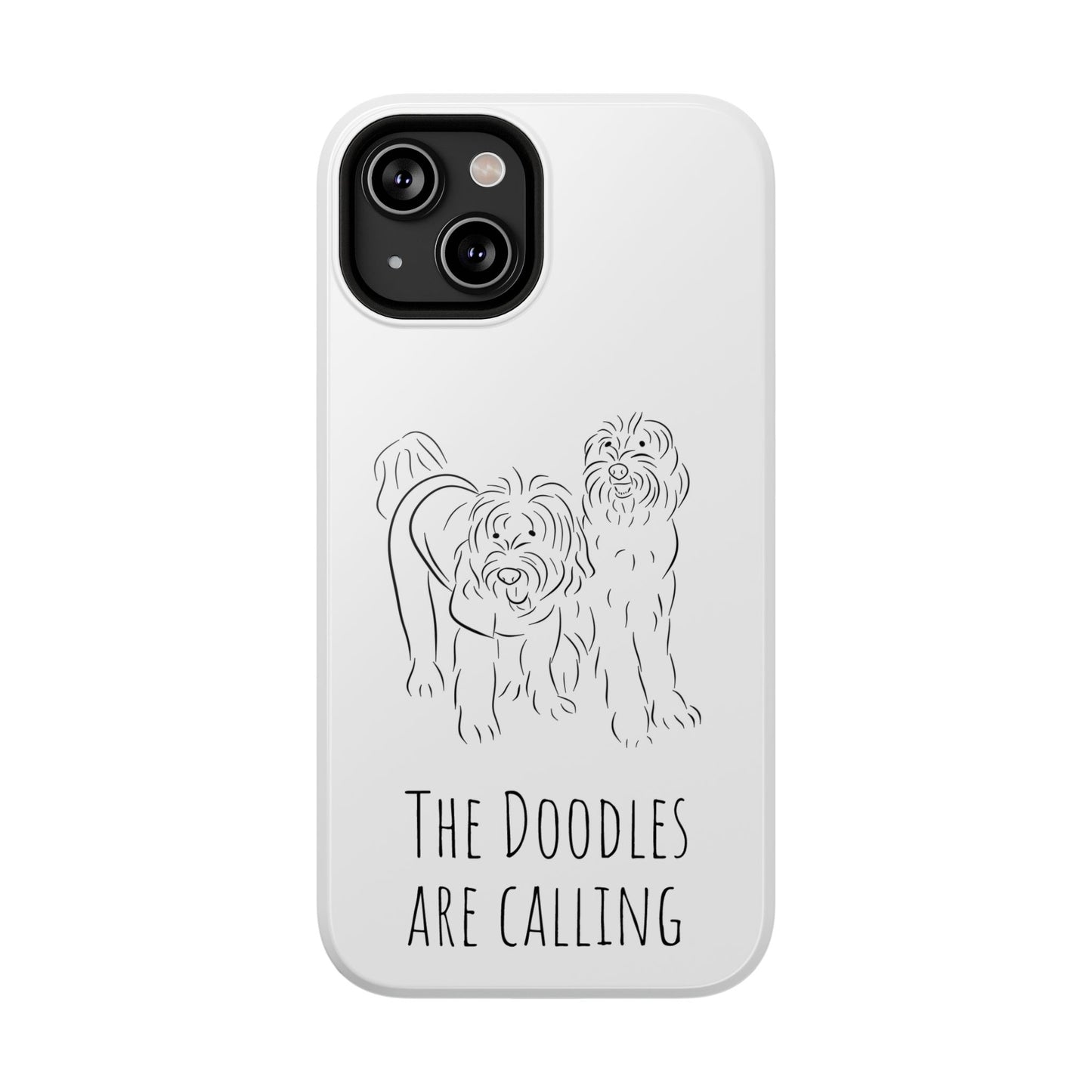 "The Dooodle are calling" Labradoodle Impact-Resistant Cases