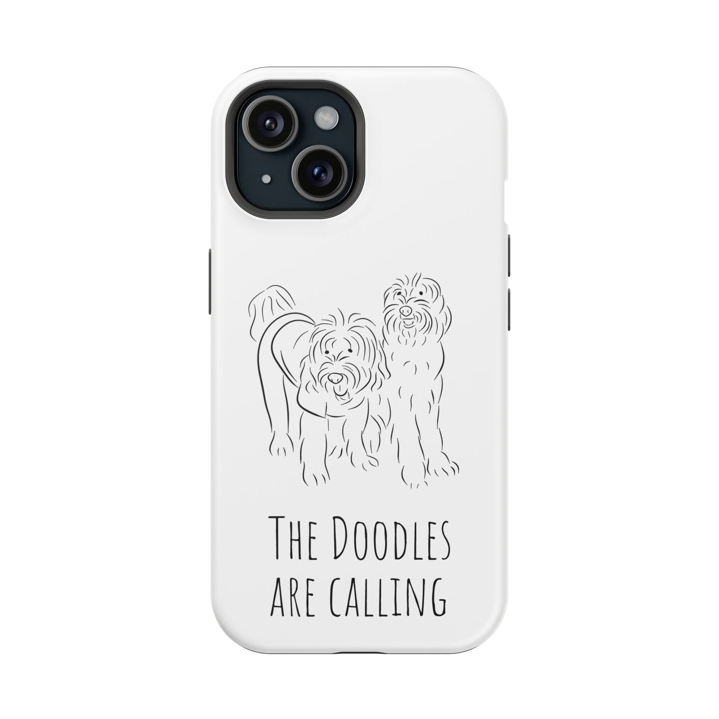 "The Dooodle are calling" Labradoodle Impact-Resistant Cases