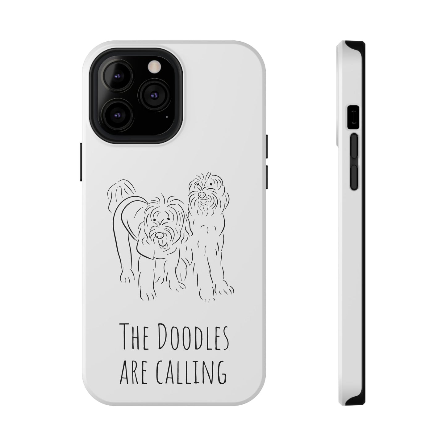 "The Dooodle are calling" Labradoodle Impact-Resistant Cases