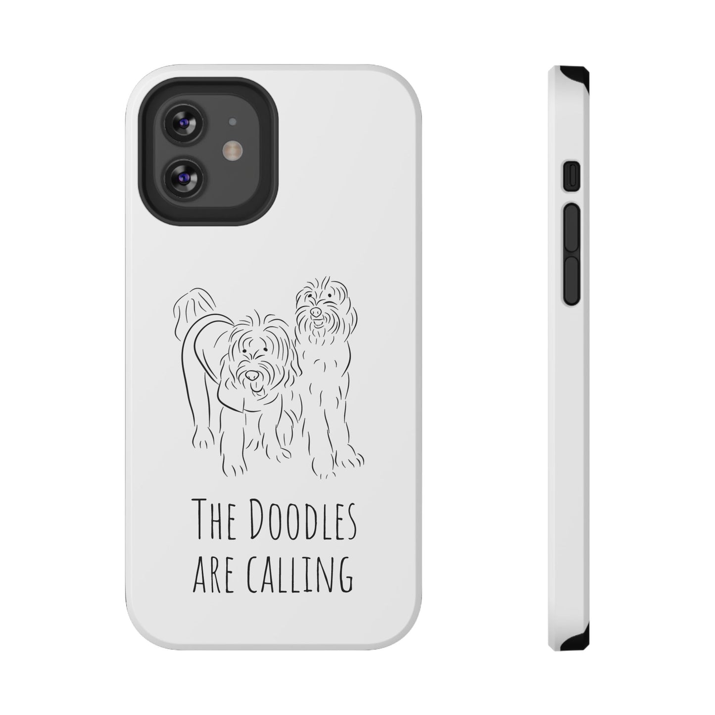 "The Dooodle are calling" Labradoodle Impact-Resistant Cases