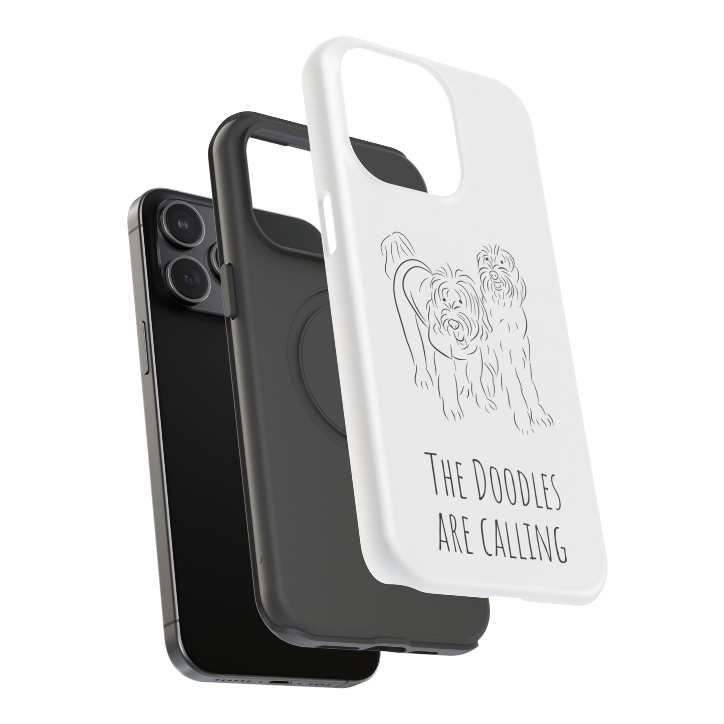 "The Dooodle are calling" Labradoodle Impact-Resistant Cases