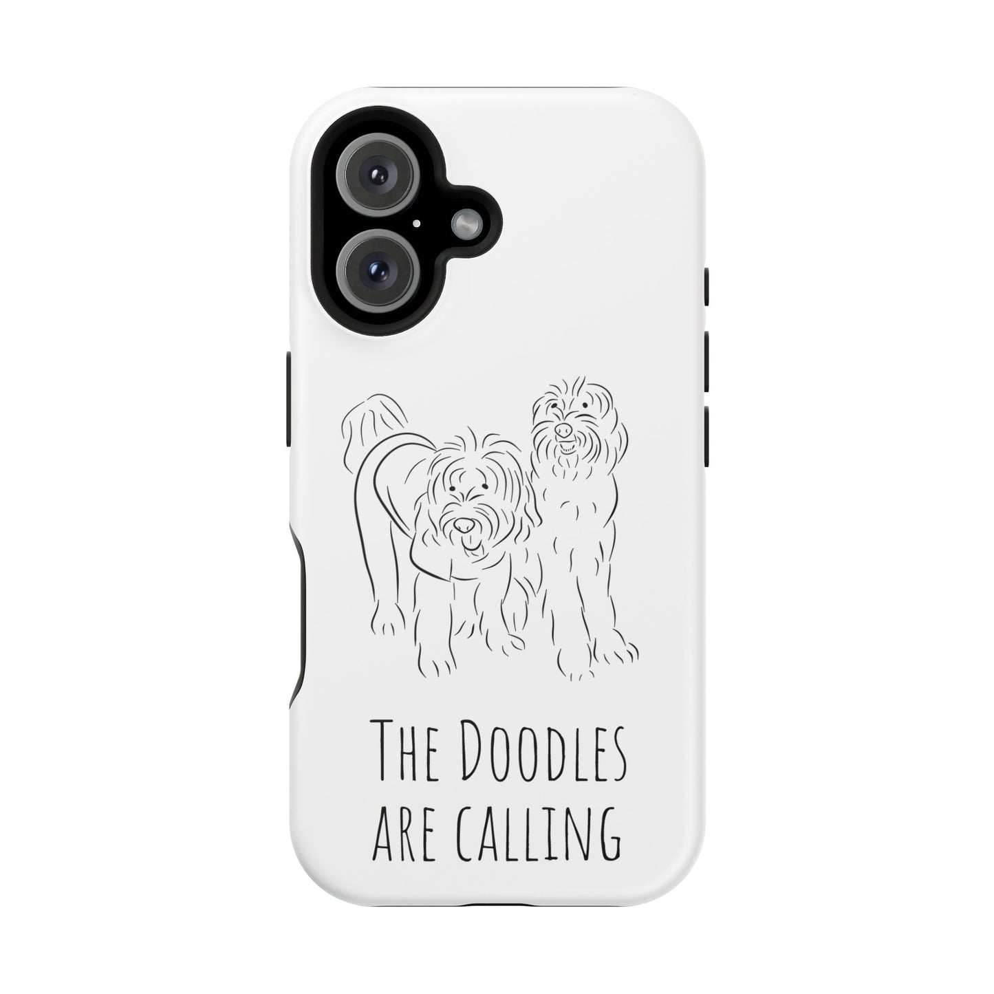 "The Dooodle are calling" Labradoodle Impact-Resistant Cases