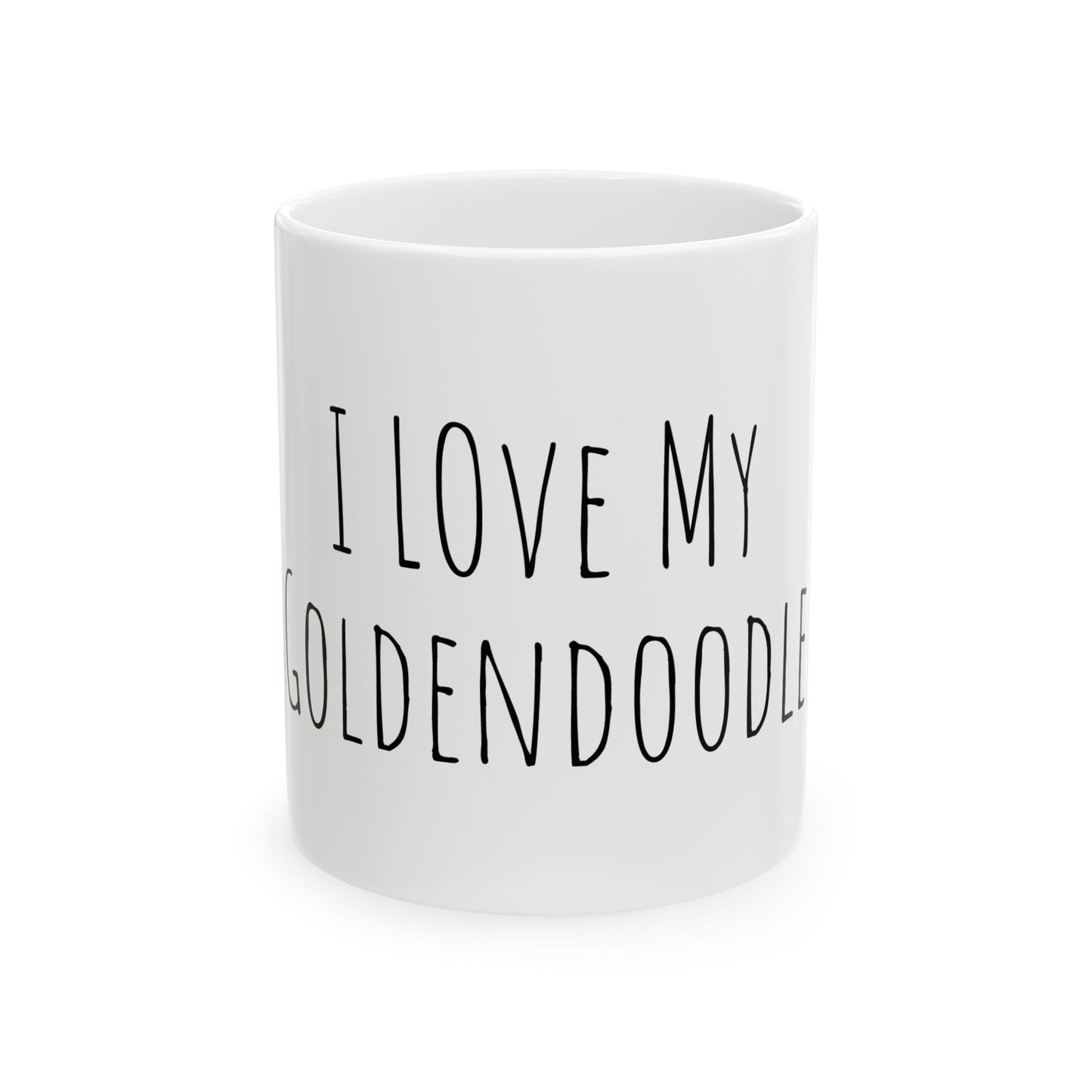 "I love my Goldendoodle" Ceramic Coffee Mug 11oz