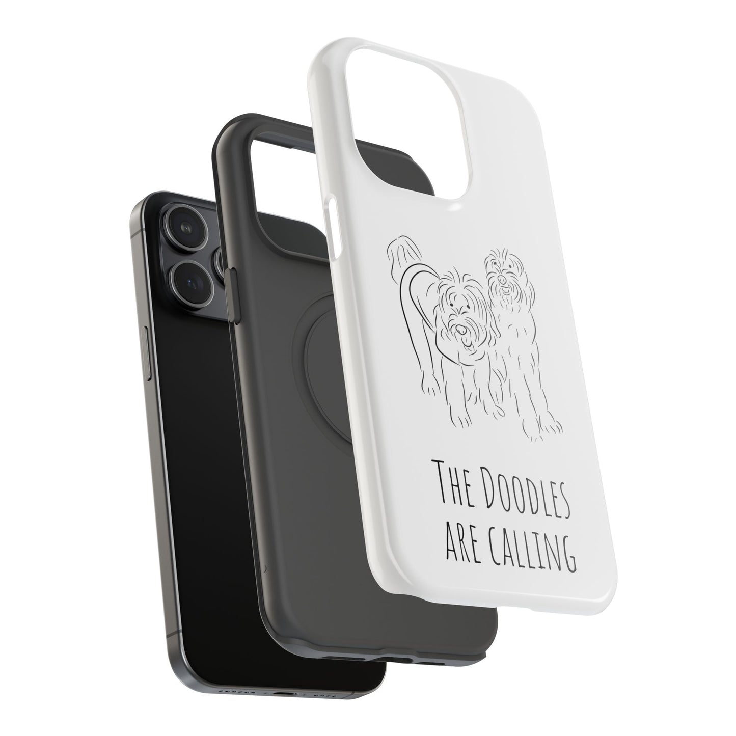 "The Dooodle are calling" Labradoodle Impact-Resistant Cases