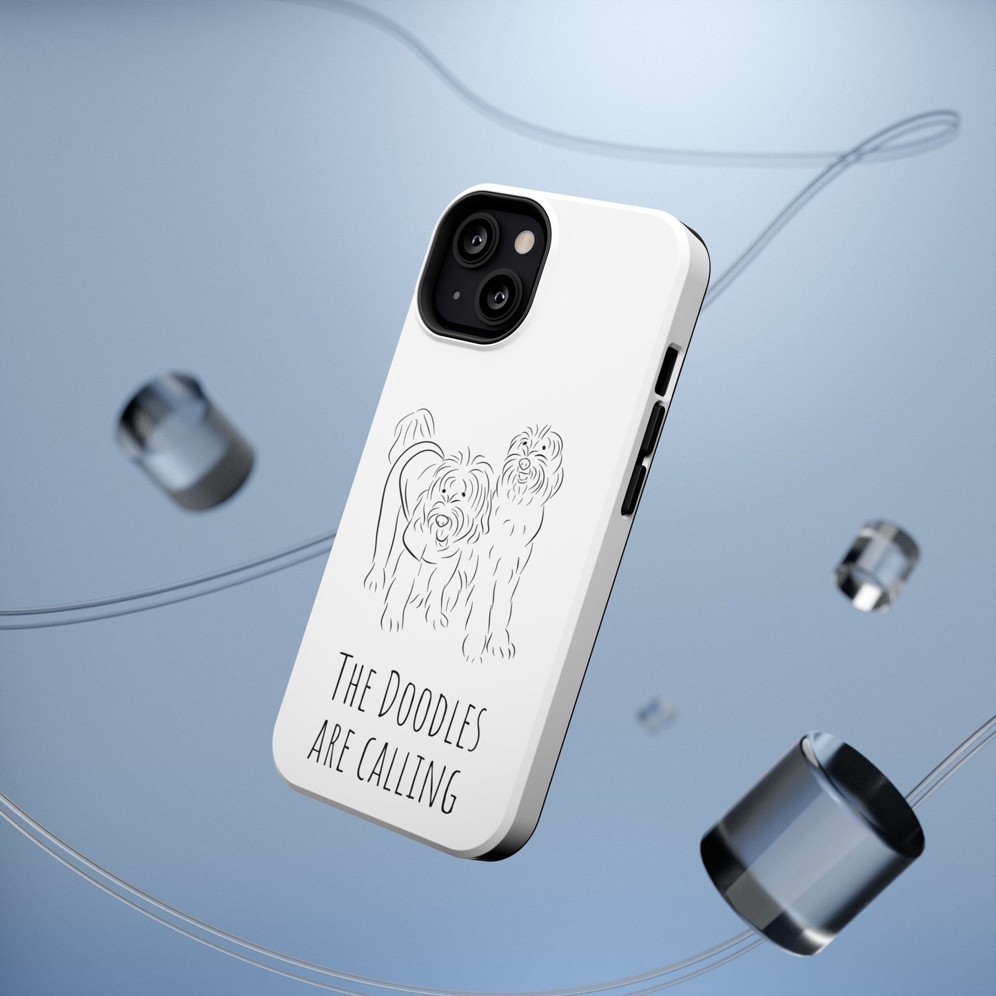 "The Dooodle are calling" Labradoodle Impact-Resistant Cases