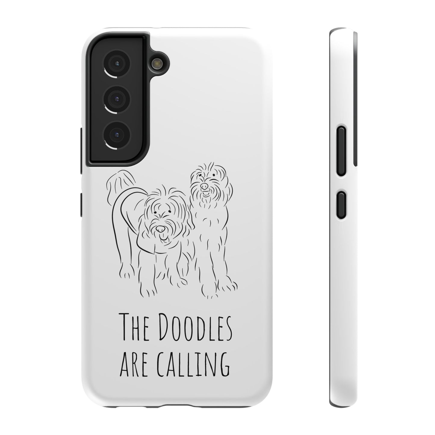 "The Dooodle are calling" Labradoodle Impact-Resistant Cases