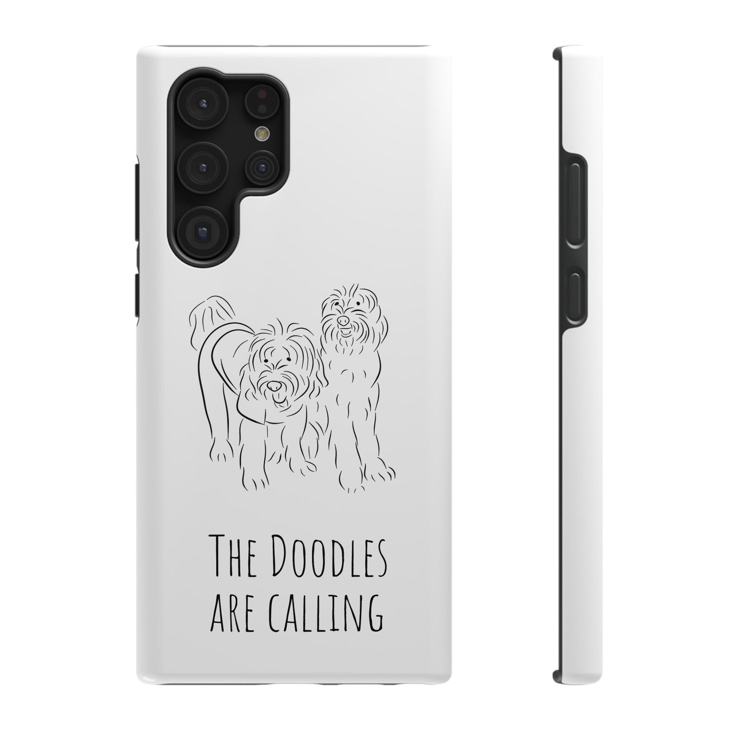 "The Dooodle are calling" Labradoodle Impact-Resistant Cases