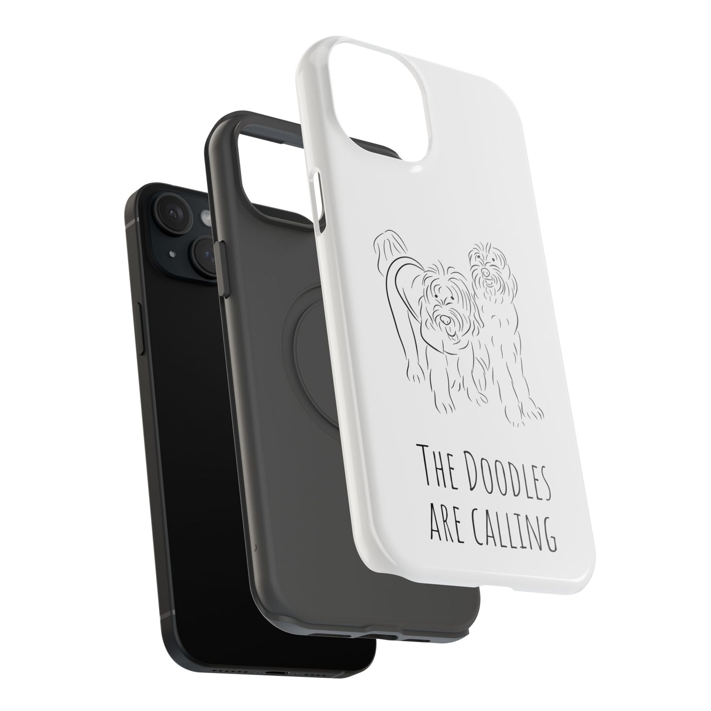 "The Dooodle are calling" Labradoodle Impact-Resistant Cases