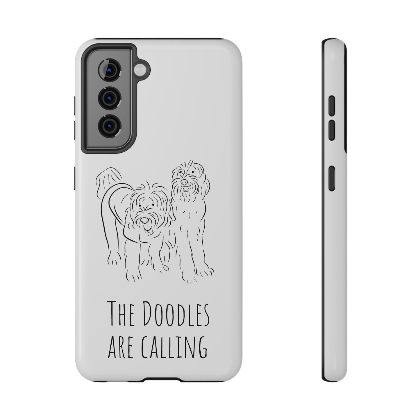 "The Dooodle are calling" Labradoodle Impact-Resistant Cases