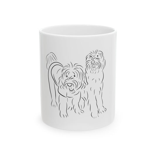 "Doodleholics" Ceramic Coffee Mug 11oz