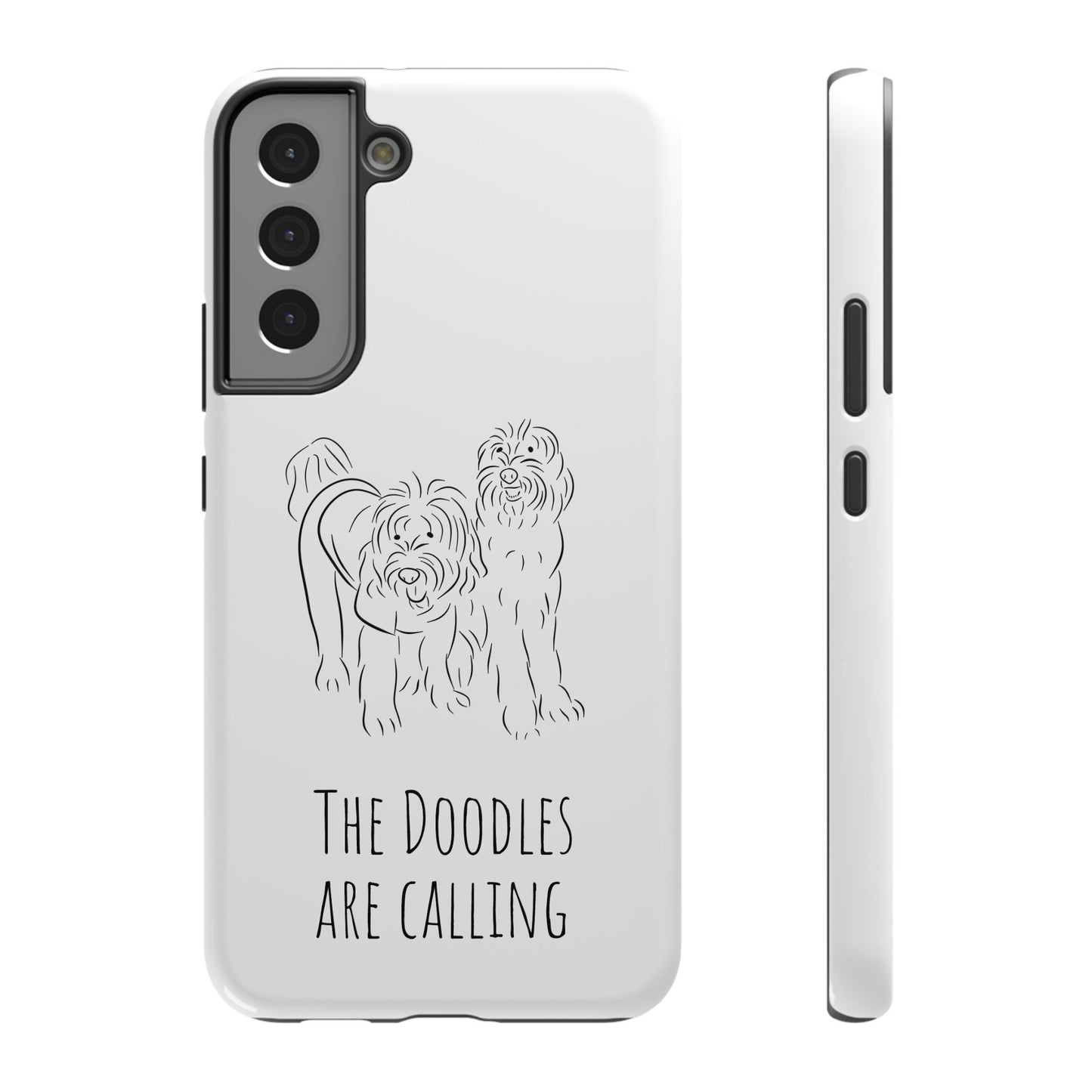 "The Dooodle are calling" Labradoodle Impact-Resistant Cases