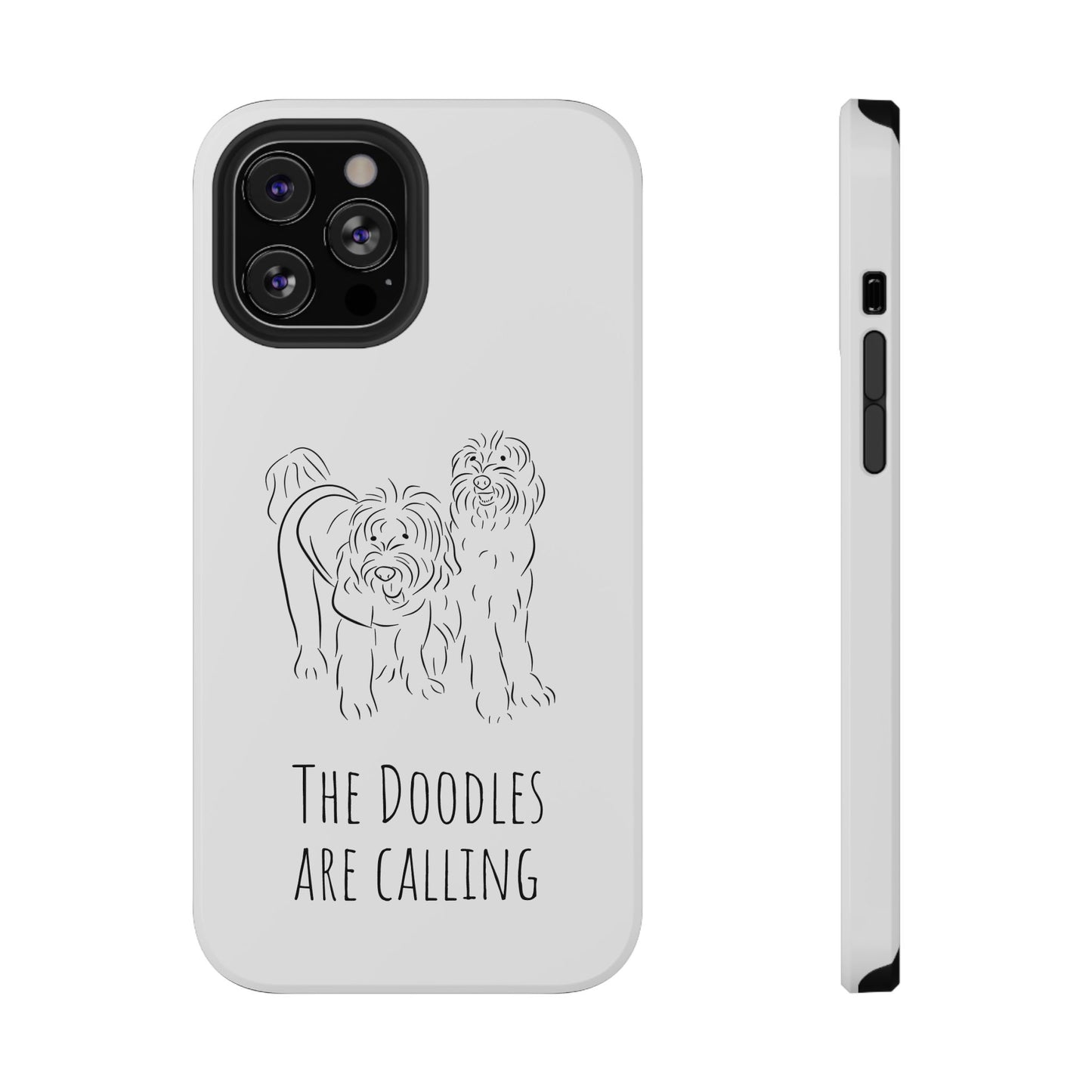 "The Dooodle are calling" Labradoodle Impact-Resistant Cases