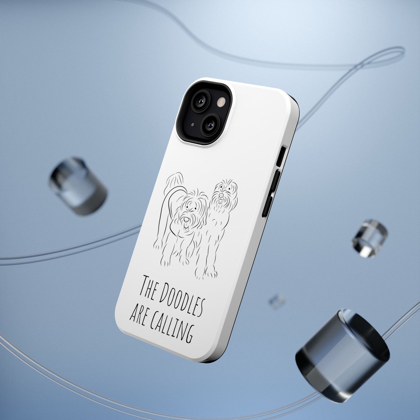 "The Dooodle are calling" Labradoodle Impact-Resistant Cases