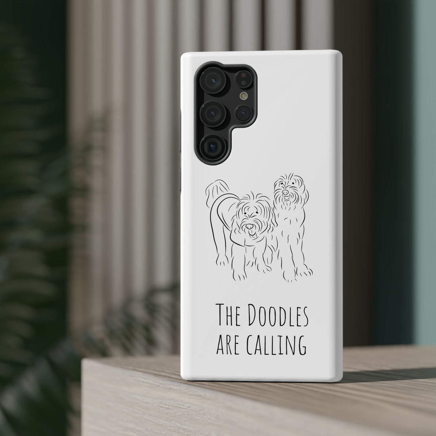 "The Dooodle are calling" Labradoodle Impact-Resistant Cases