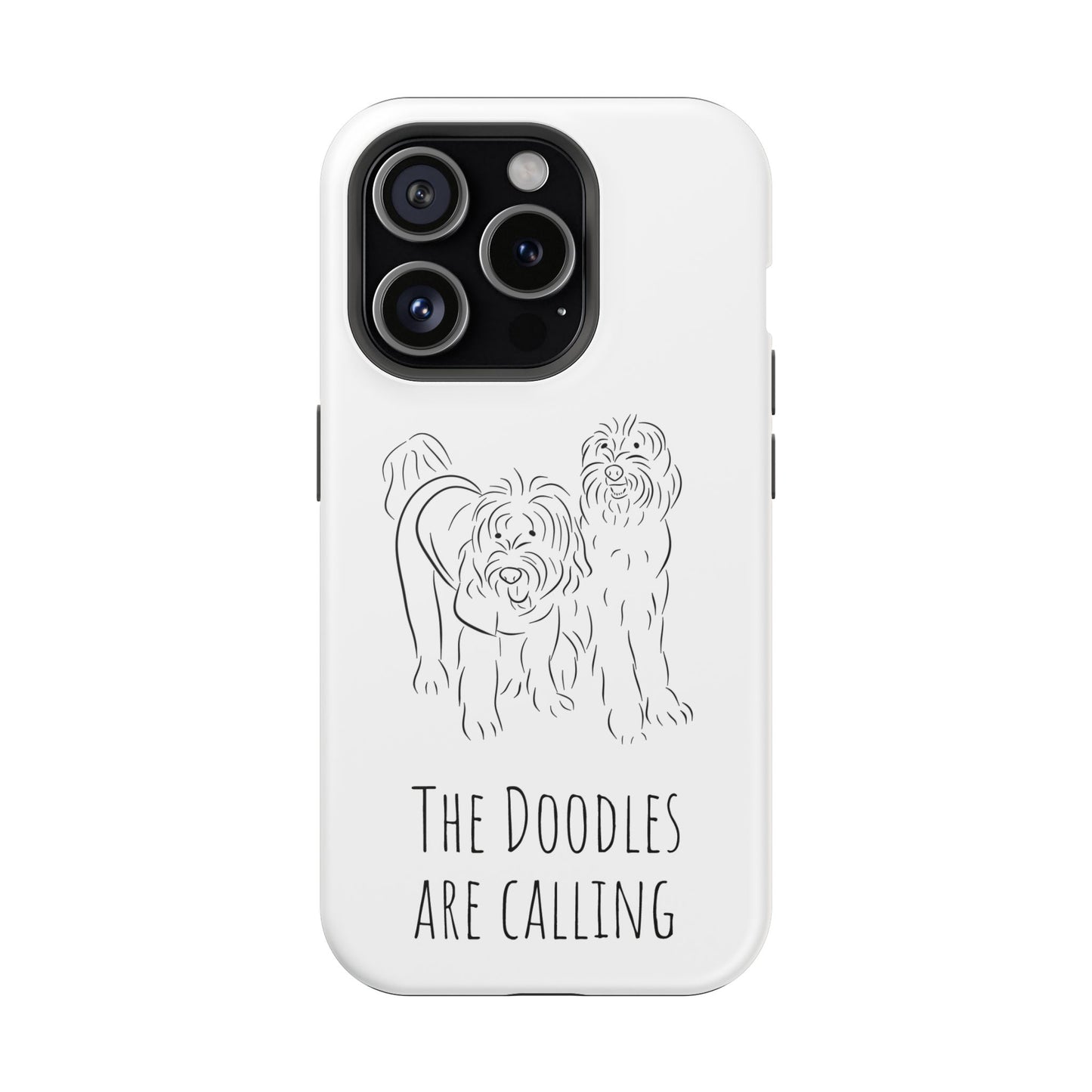 "The Dooodle are calling" Labradoodle Impact-Resistant Cases