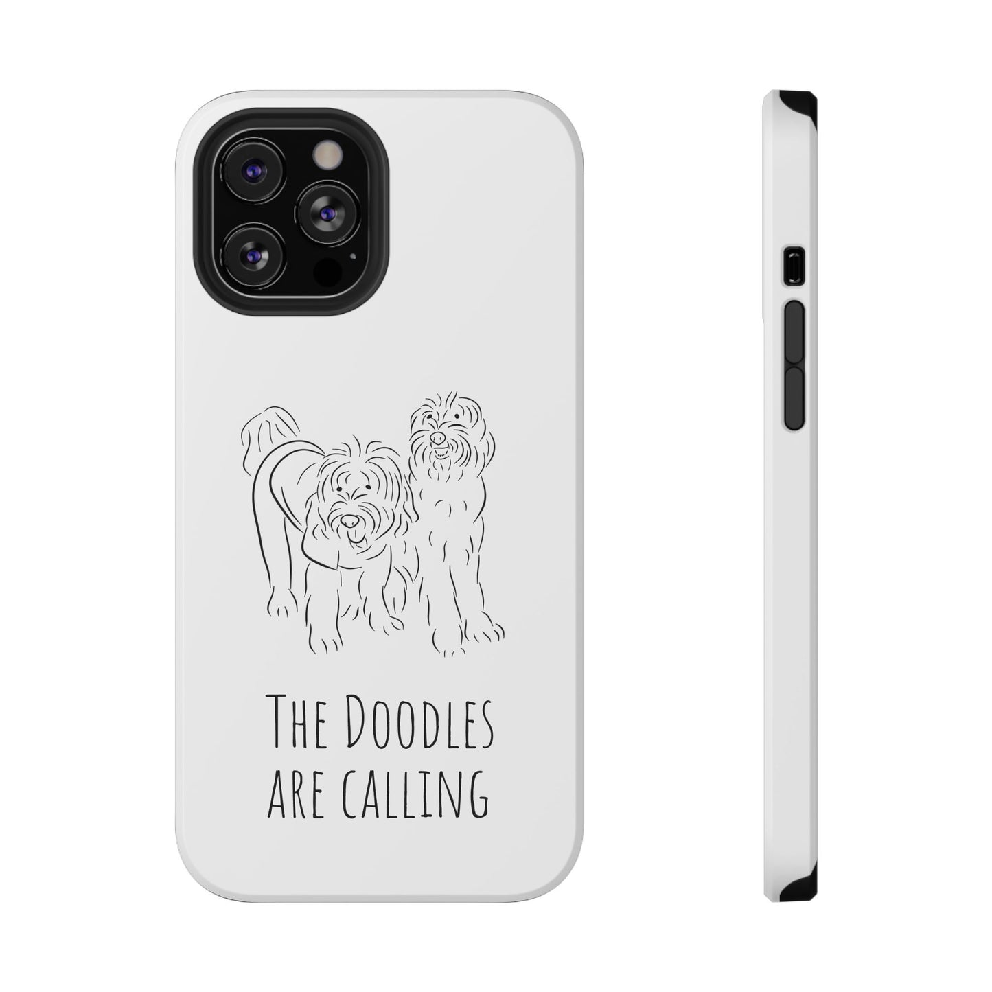 "The Dooodle are calling" Labradoodle Impact-Resistant Cases