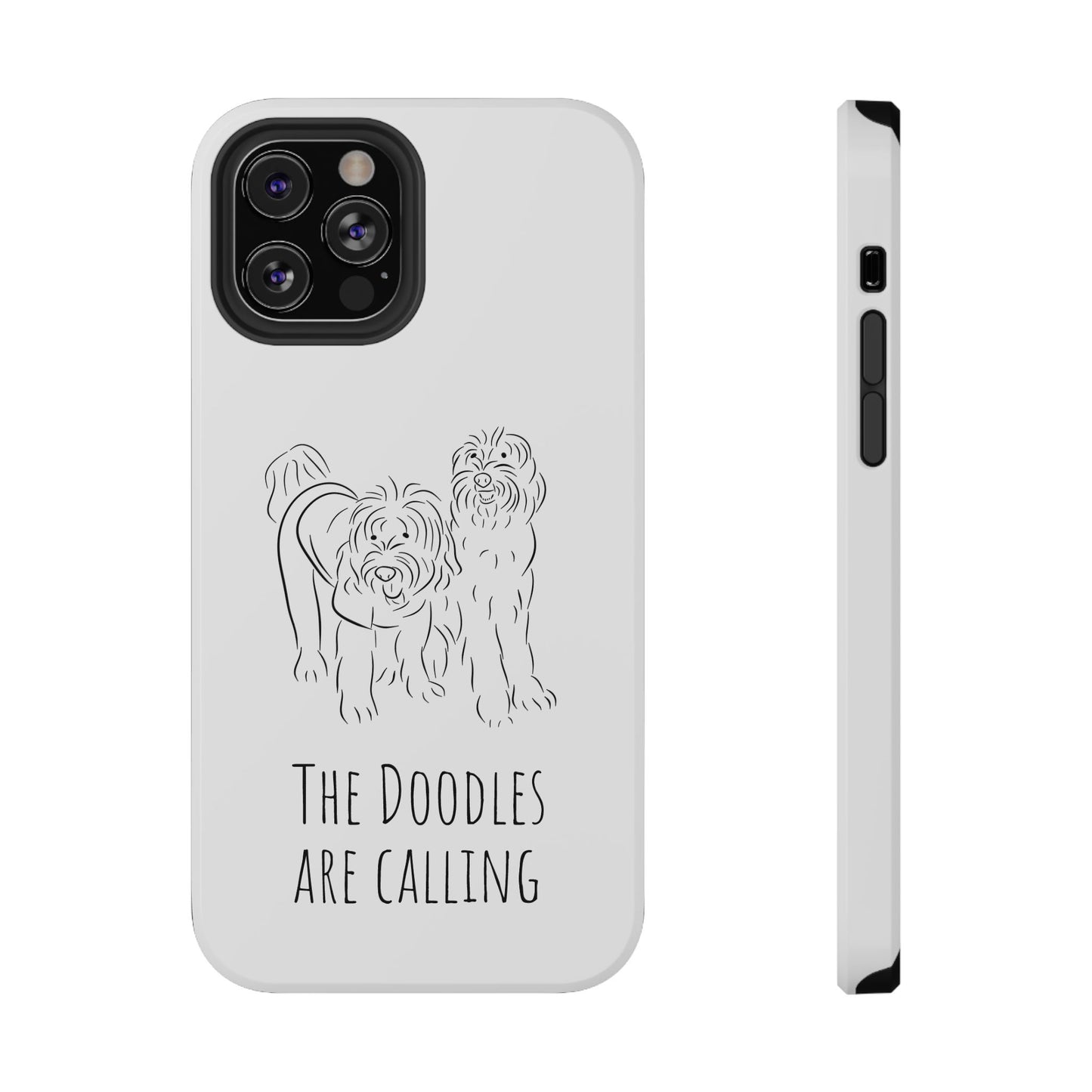 "The Dooodle are calling" Labradoodle Impact-Resistant Cases