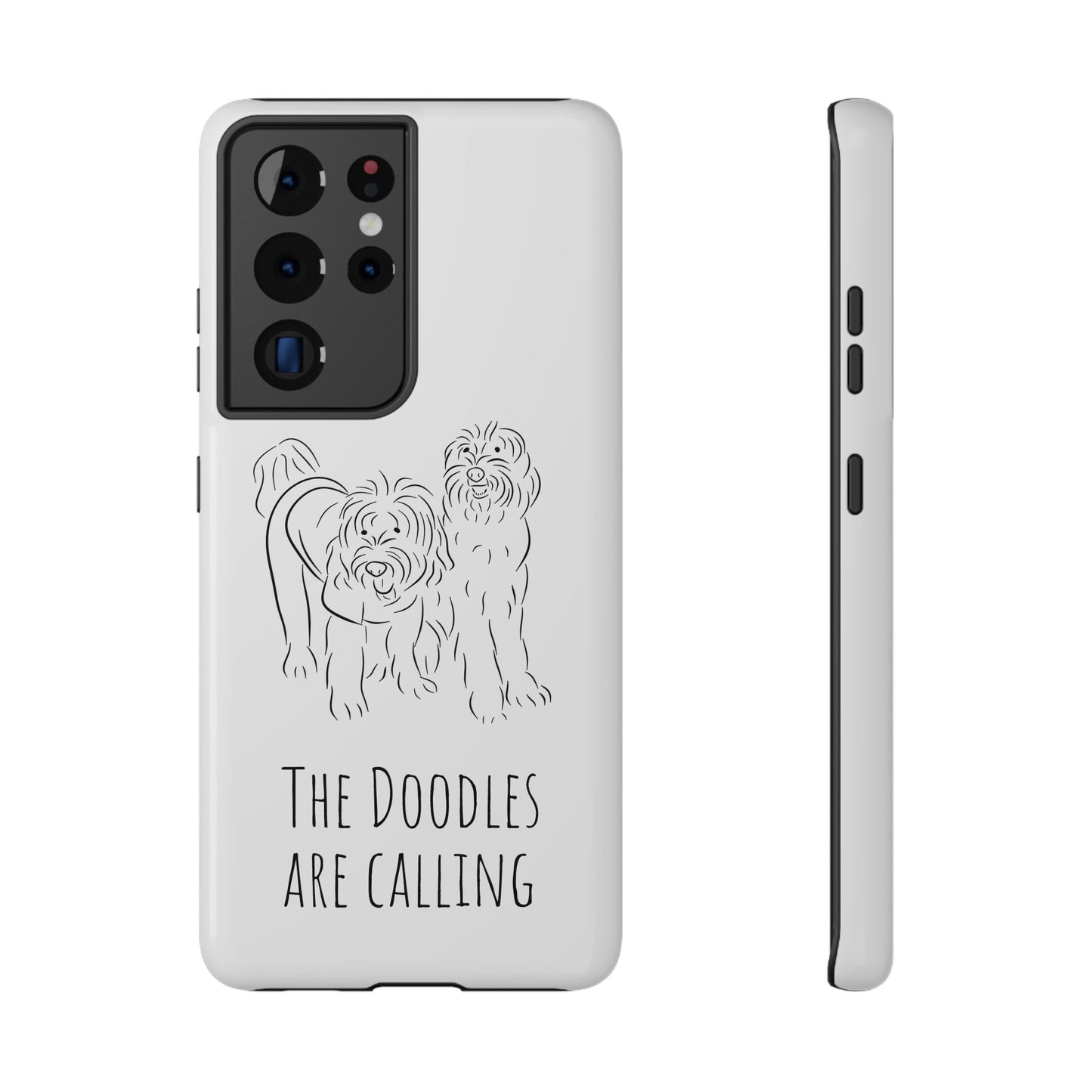 "The Dooodle are calling" Labradoodle Impact-Resistant Cases