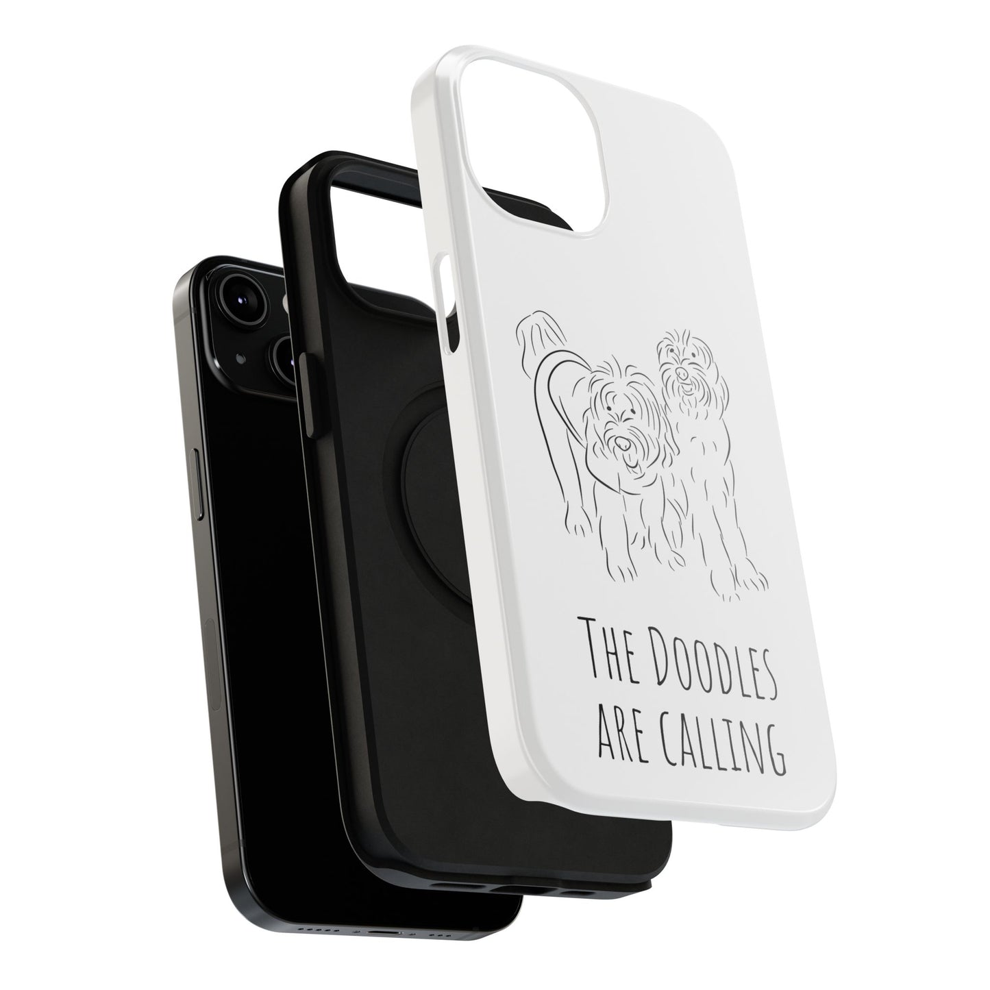 "The Dooodle are calling" Labradoodle Impact-Resistant Cases