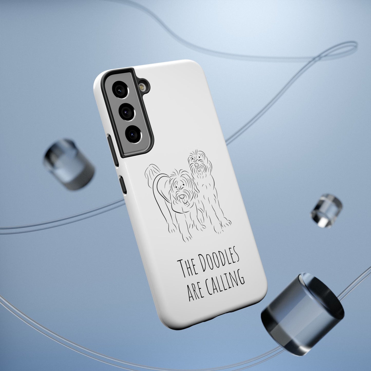 "The Dooodle are calling" Labradoodle Impact-Resistant Cases