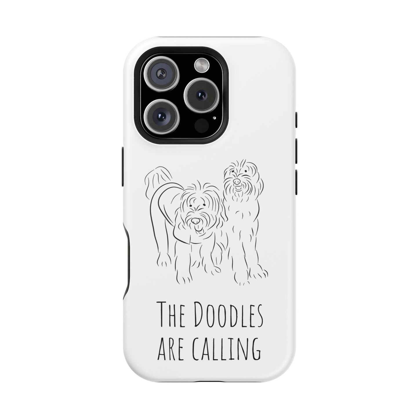 "The Dooodle are calling" Labradoodle Impact-Resistant Cases